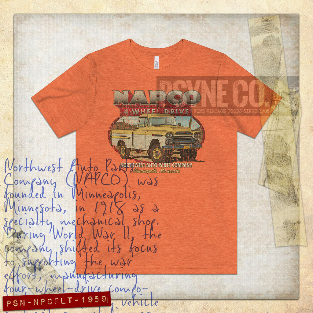 NAPCO Fleetside 4-Wheel Drive 1959 Vintage Men's T-Shirt