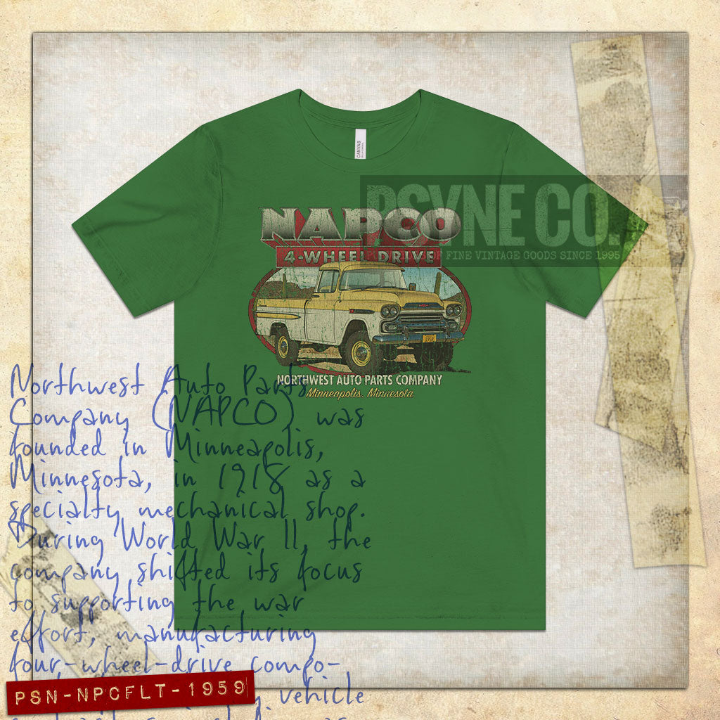 NAPCO Fleetside 4-Wheel Drive 1959 Vintage Men's T-Shirt