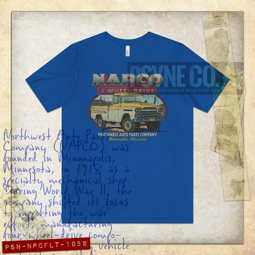NAPCO Fleetside 4-Wheel Drive 1959 Vintage Men's T-Shirt