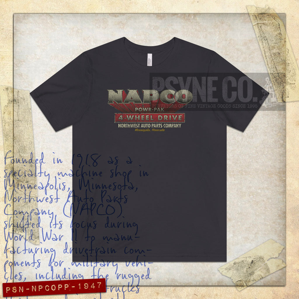 NAPCO Powr-Pak 4-Wheel Drive 1947 Vintage Men's T-Shirt