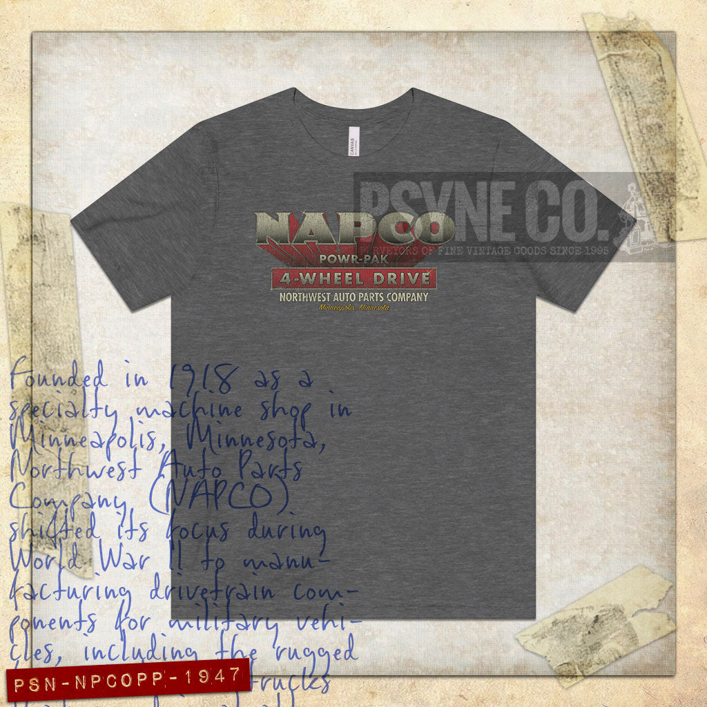 NAPCO Powr-Pak 4-Wheel Drive 1947 Vintage Men's T-Shirt