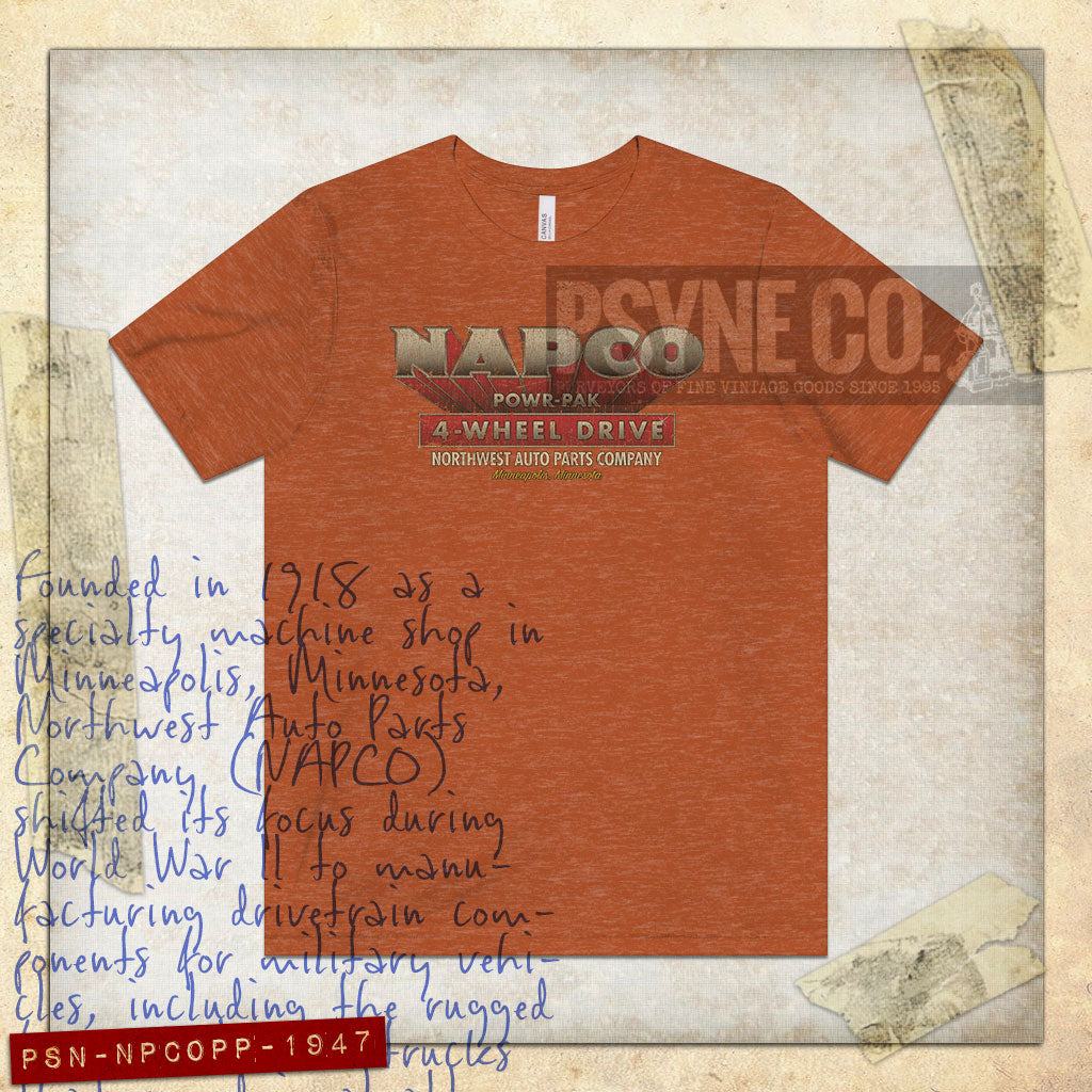 NAPCO Powr-Pak 4-Wheel Drive 1947 Vintage Men's T-Shirt