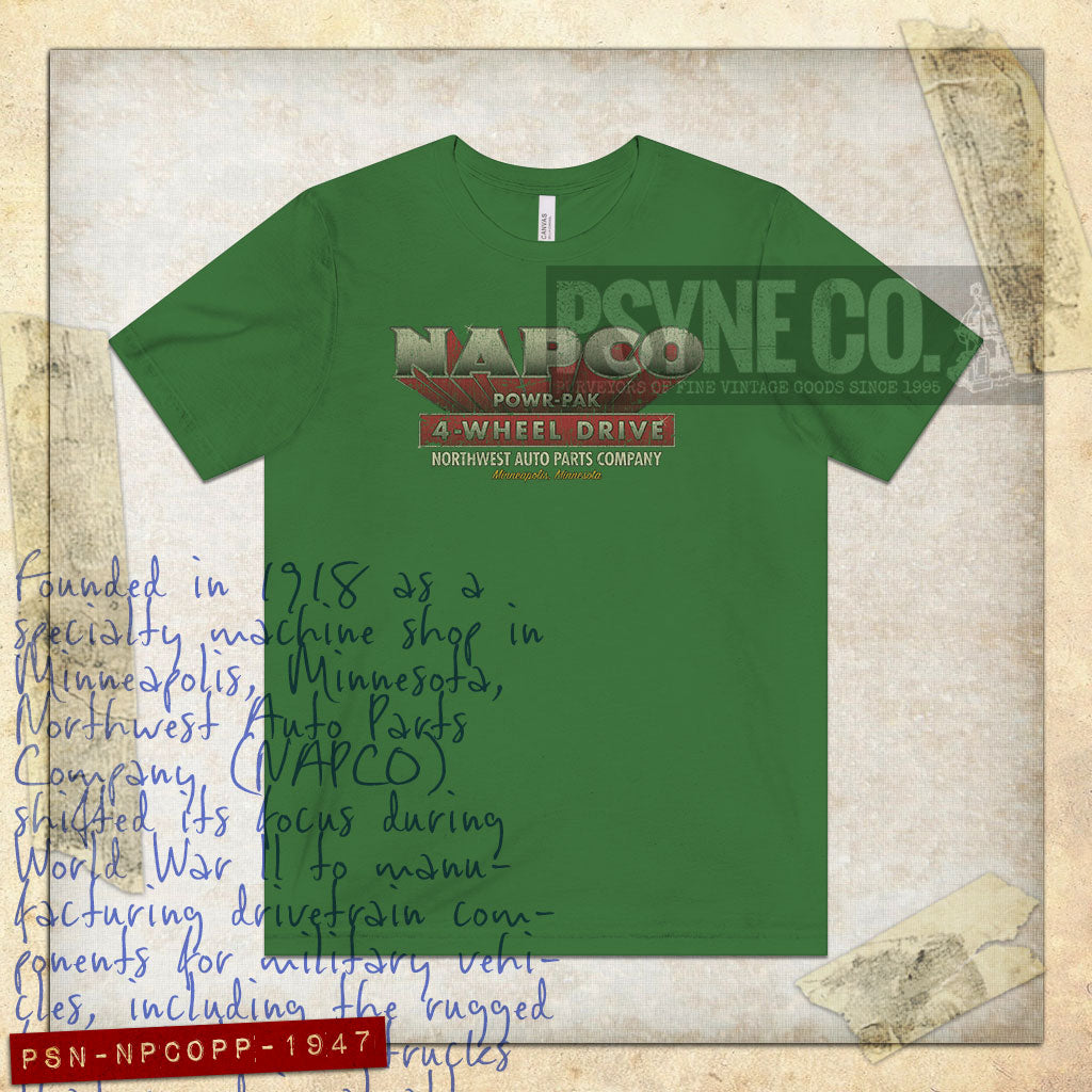 NAPCO Powr-Pak 4-Wheel Drive 1947 Vintage Men's T-Shirt