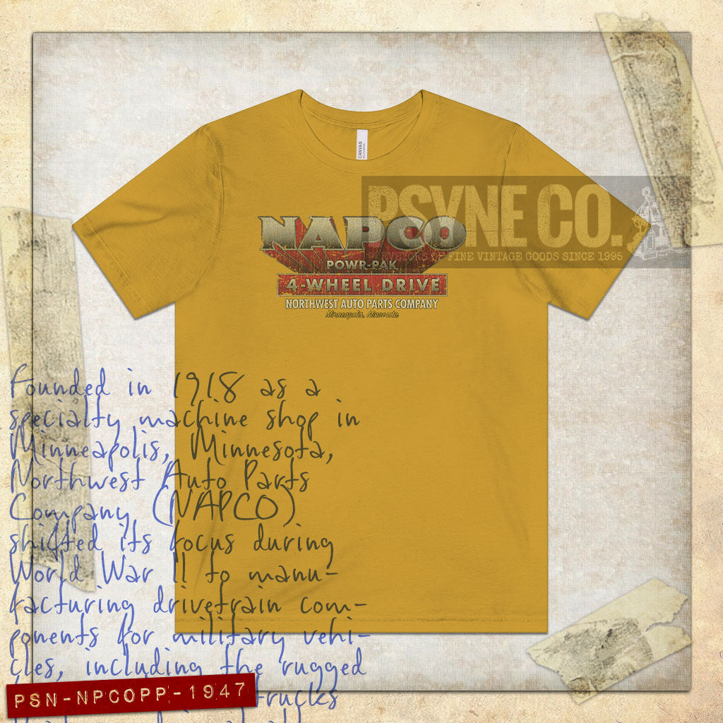 NAPCO Powr-Pak 4-Wheel Drive 1947 Vintage Men's T-Shirt