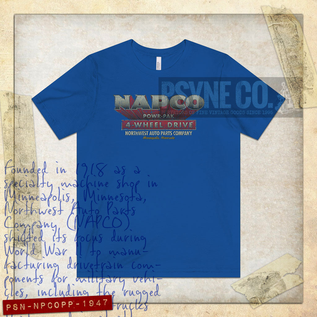 NAPCO Powr-Pak 4-Wheel Drive 1947 Vintage Men's T-Shirt