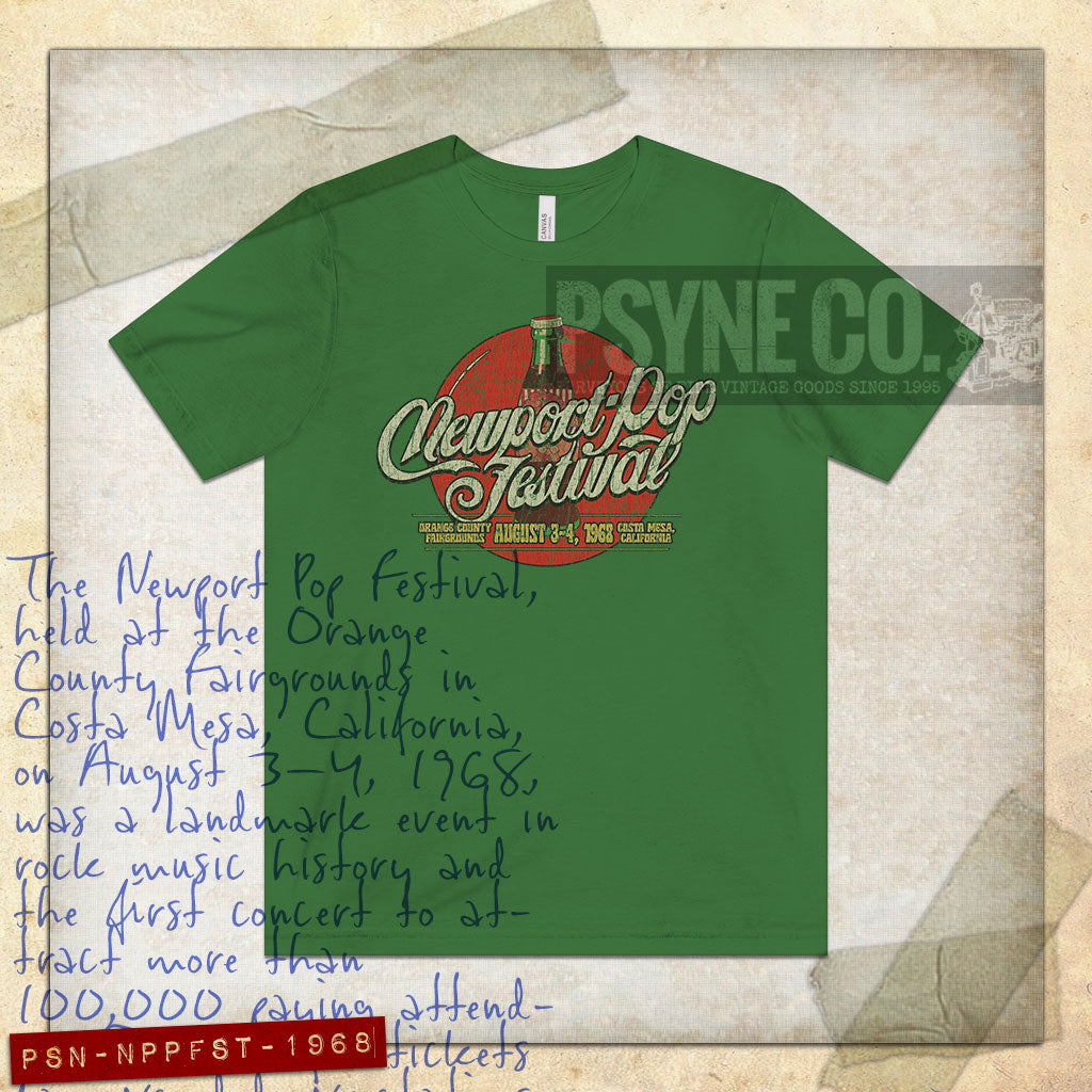 Newport Pop Festival 1968 Vintage Men’s T-Shirt