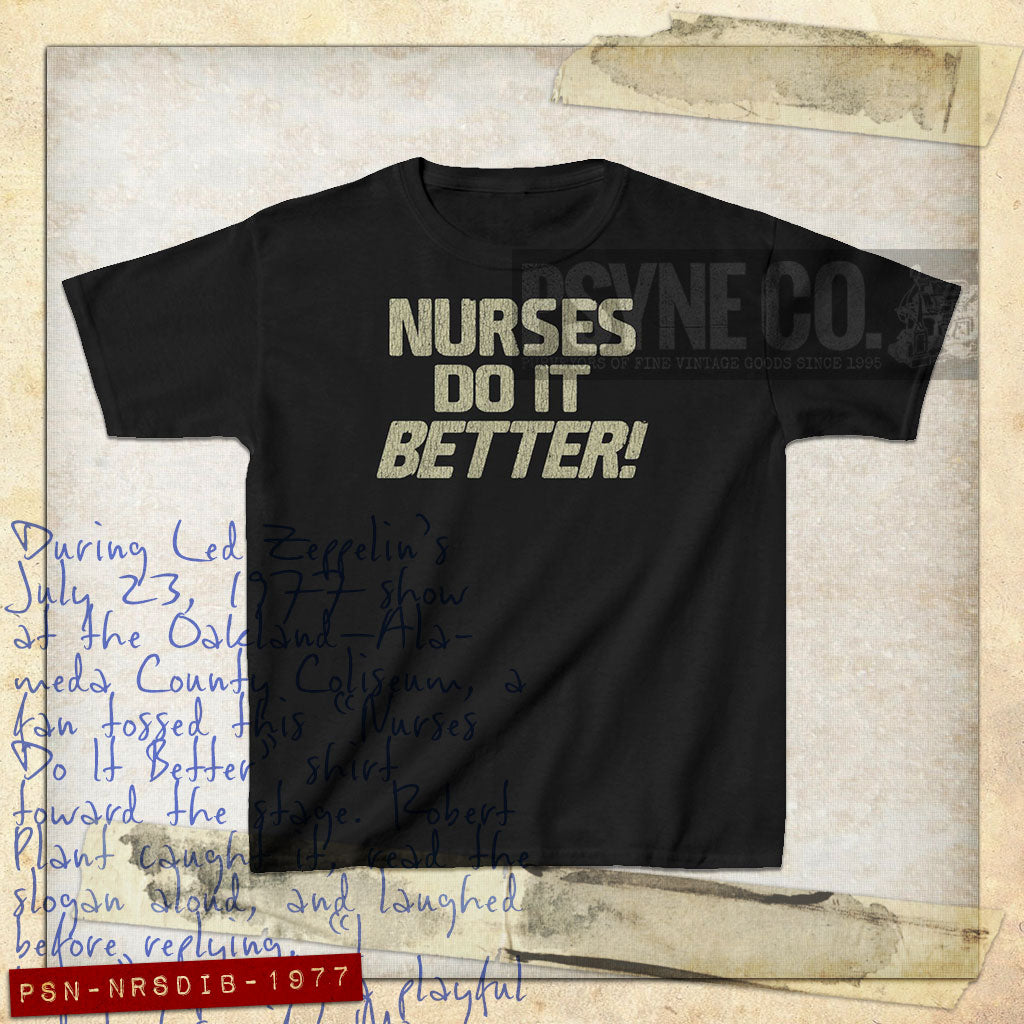 Nurses Do It Better! 1977 Vintage Kid's T-Shirt
