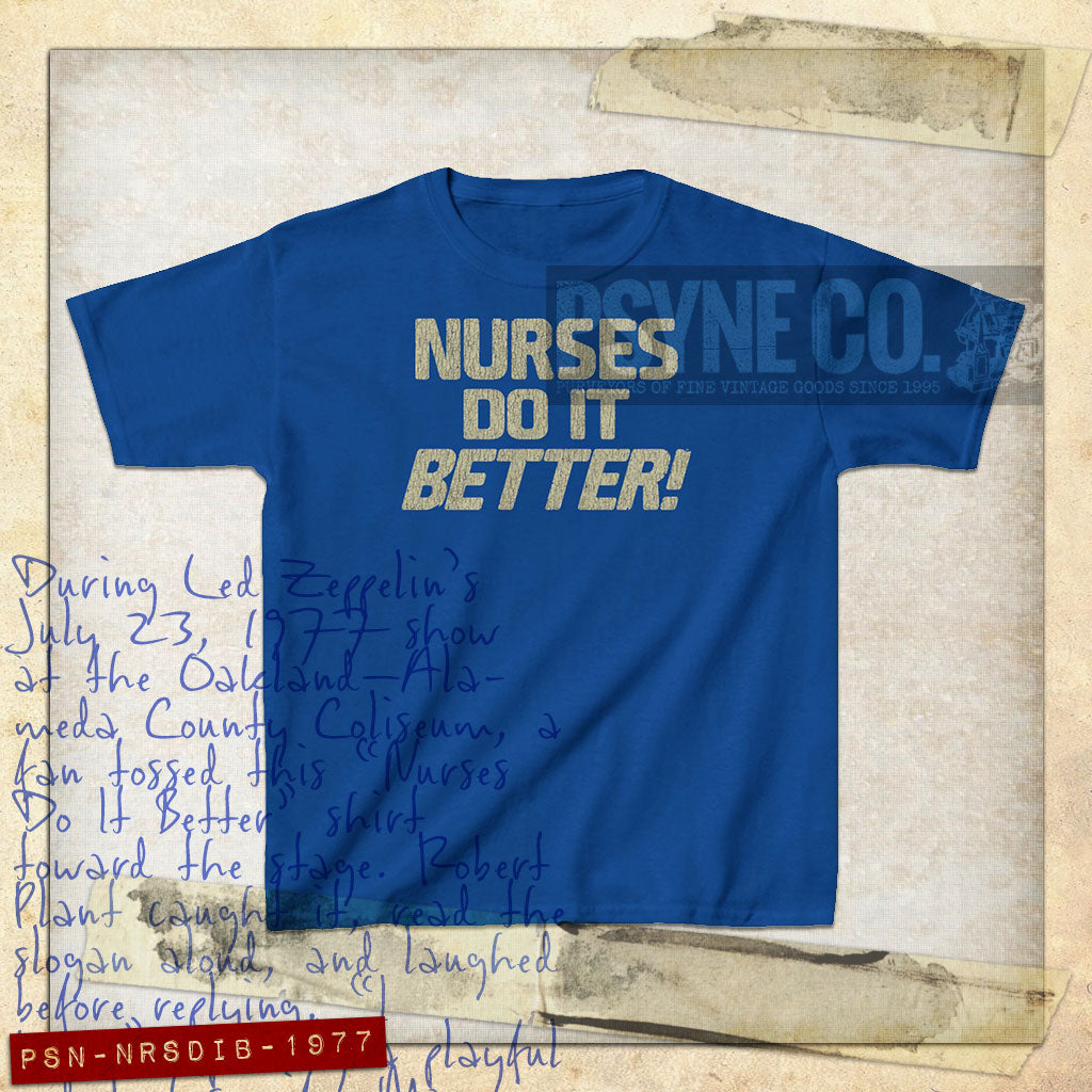 Nurses Do It Better! 1977 Vintage Kid's T-Shirt