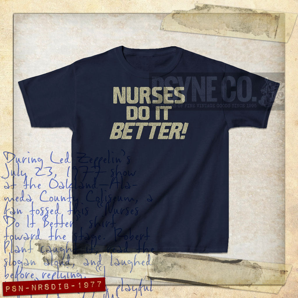 Nurses Do It Better! 1977 Vintage Kid's T-Shirt
