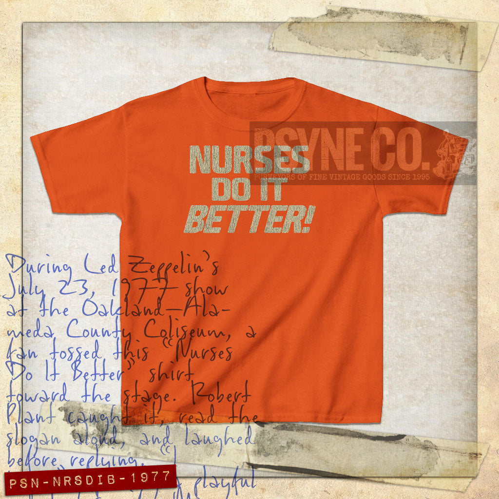 Nurses Do It Better! 1977 Vintage Kid's T-Shirt