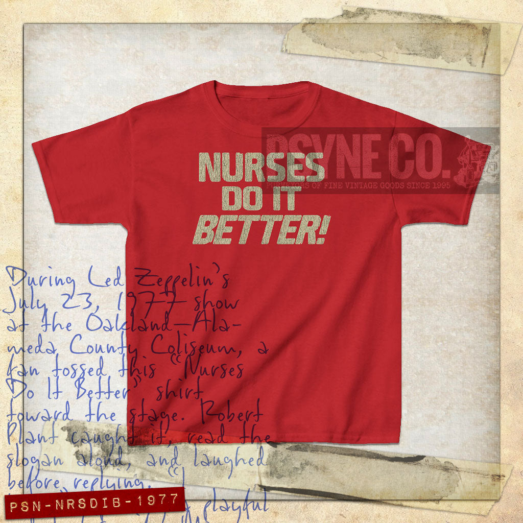 Nurses Do It Better! 1977 Vintage Kid's T-Shirt
