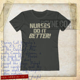 Nurses Do It Better! 1977 Vintage Women's T-Shirt