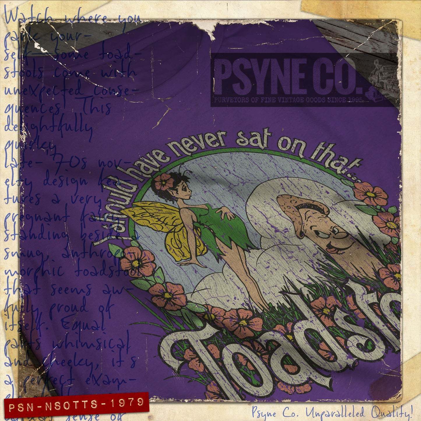 I Should Have Never Sat on That Toadstool 1979 Vintage Women's T-Shirt