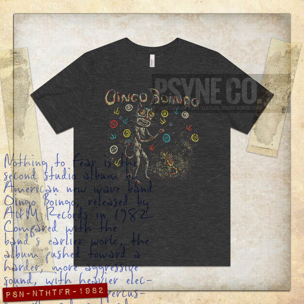 Nothing to Fear 1982 Vintage Men's T-Shirt