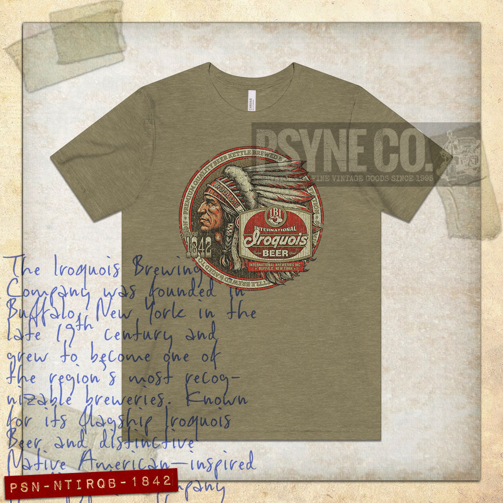 International Iroquois Beer 1842 Vintage Men's T-Shirt