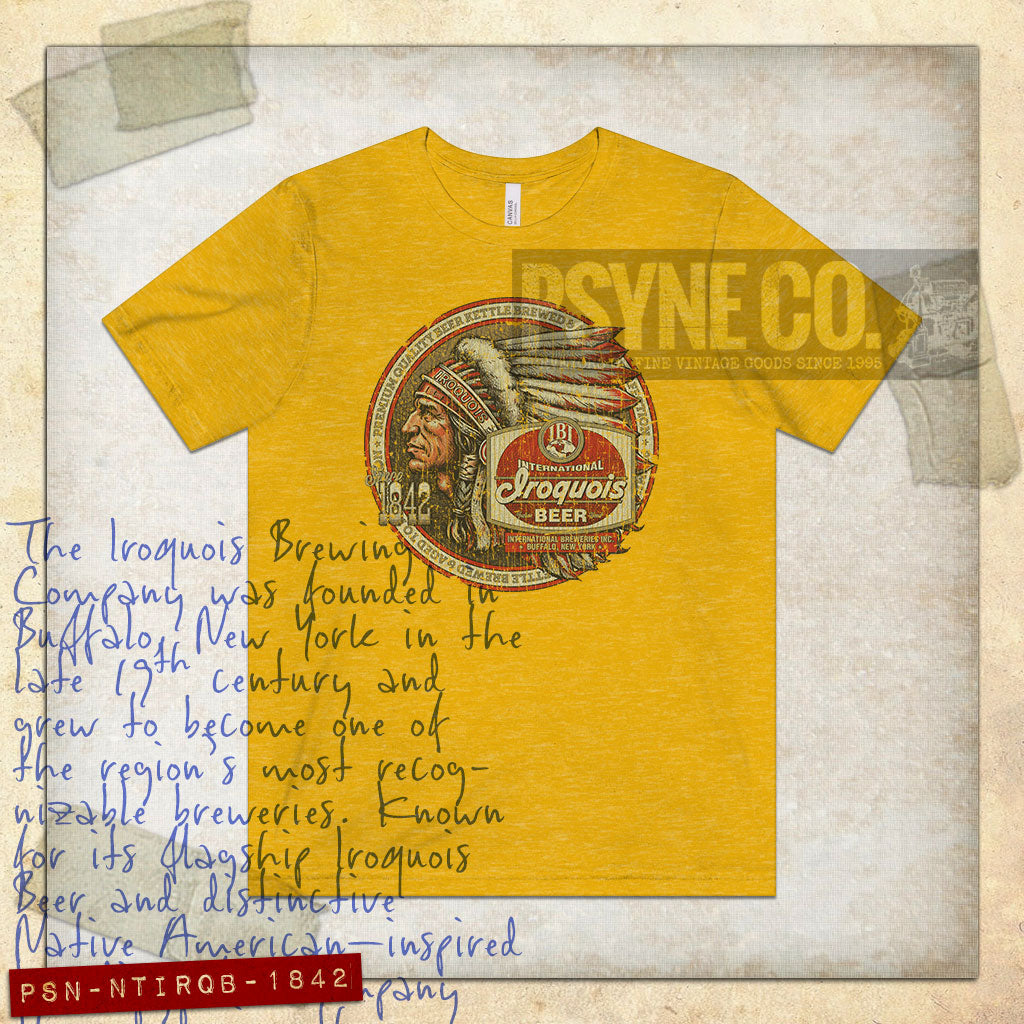 International Iroquois Beer 1842 Vintage Men's T-Shirt