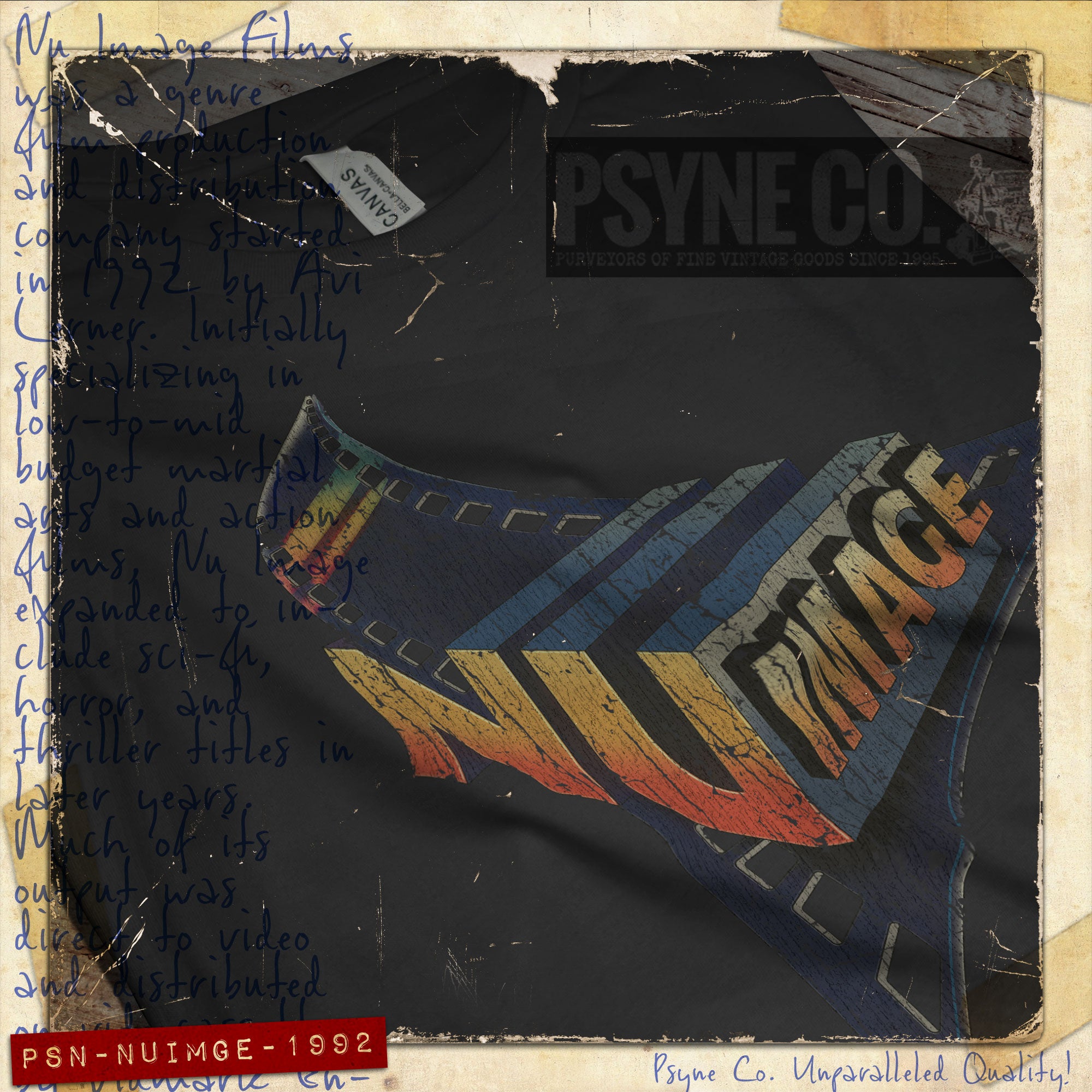 Nu Image Films 1992 Vintage Men's T-Shirt