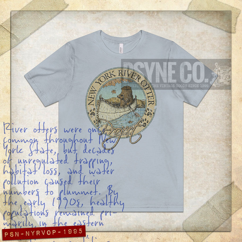 New York River Otter Project 1995 Vintage Men's T-Shirt