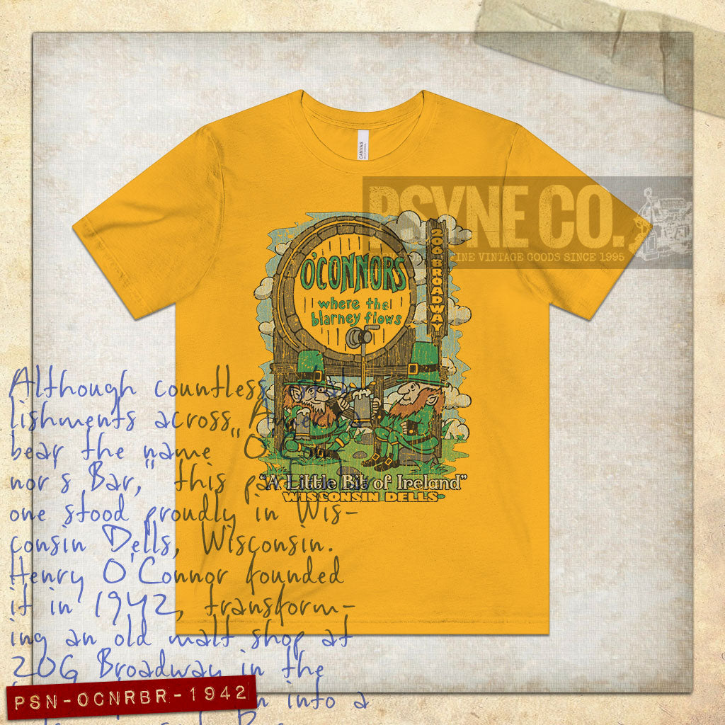 O'Connor's Bar Wisconsin Dells 1942 Vintage Men's T-Shirt