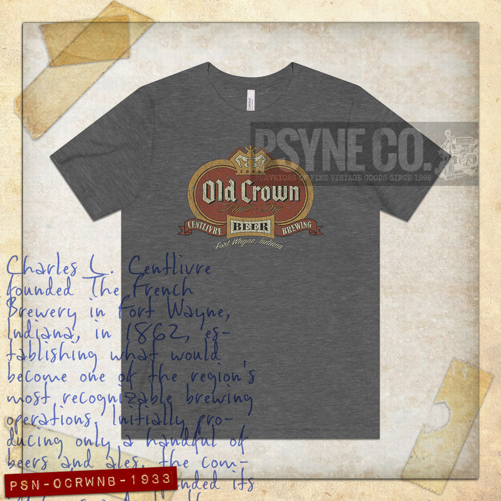 Old Crown Beer 1933 Vintage Men’s T-Shirt