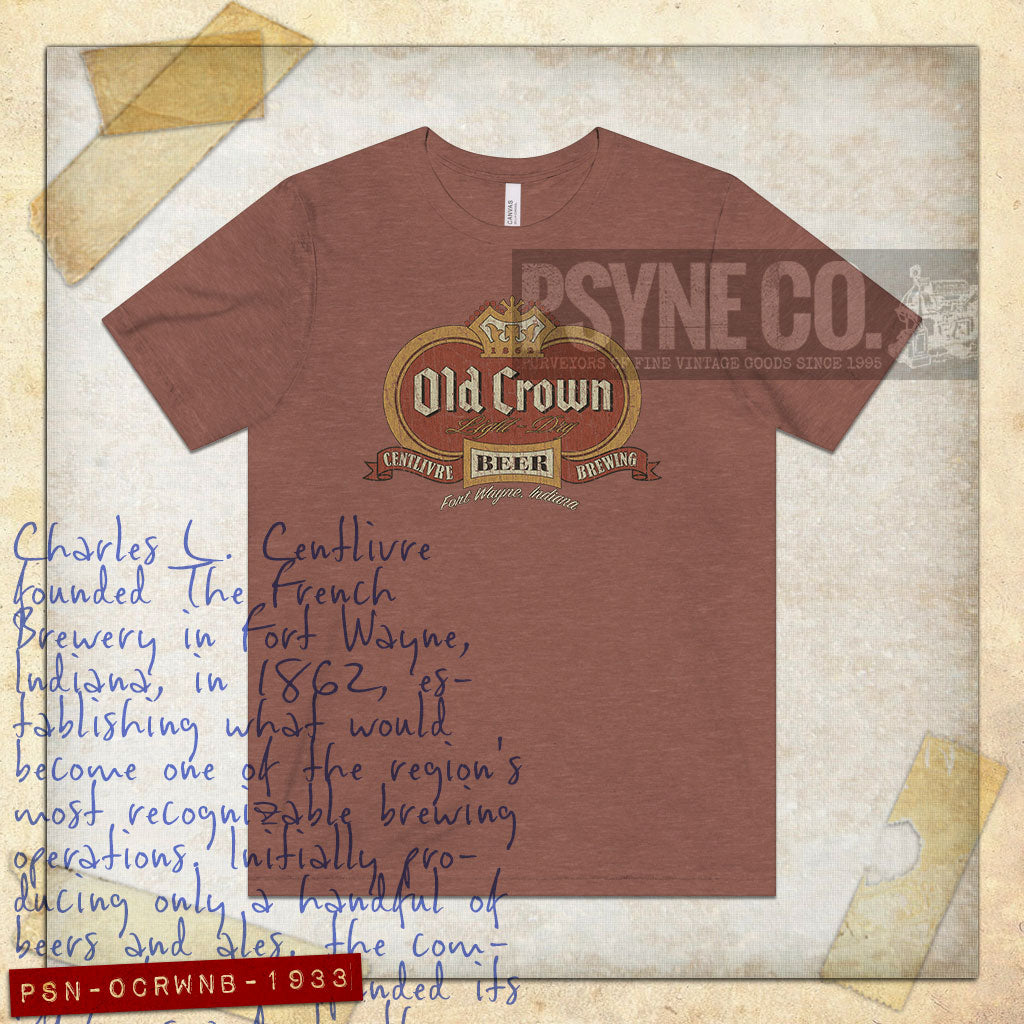 Old Crown Beer 1933 Vintage Men’s T-Shirt
