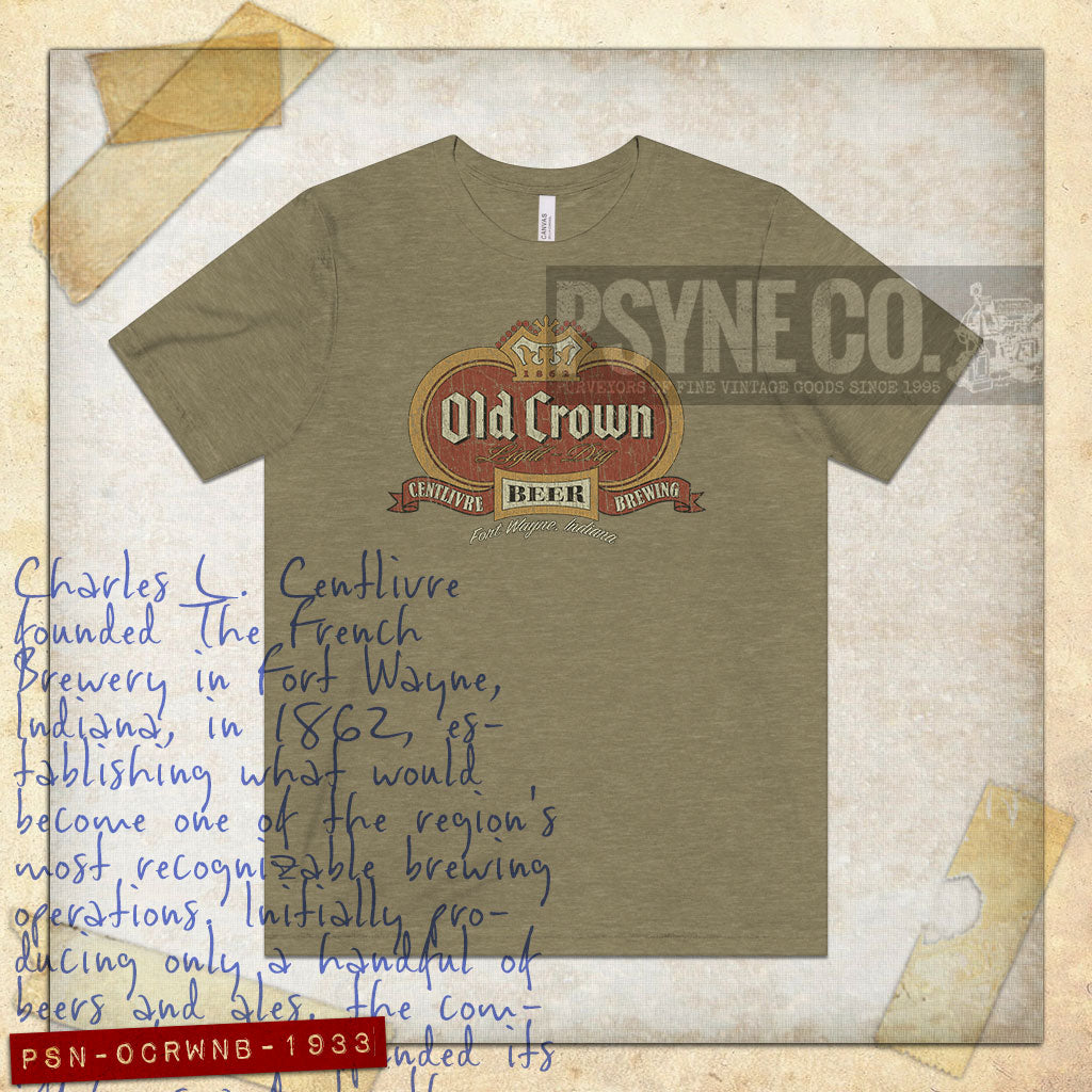 Old Crown Beer 1933 Vintage Men’s T-Shirt