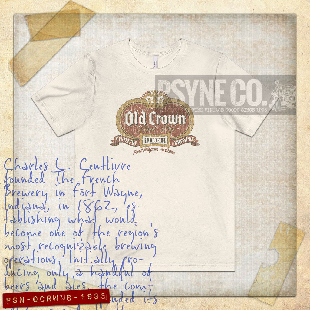 Old Crown Beer 1933 Vintage Men’s T-Shirt