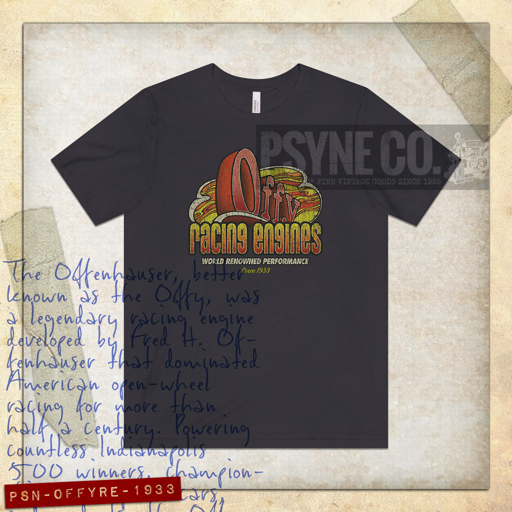 Offy Racing Engines 1933 Vintage Men’s T-Shirt
