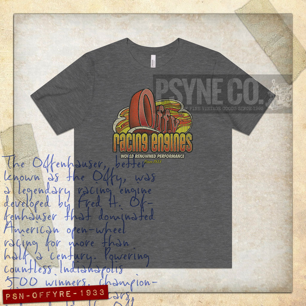 Offy Racing Engines 1933 Vintage Men’s T-Shirt