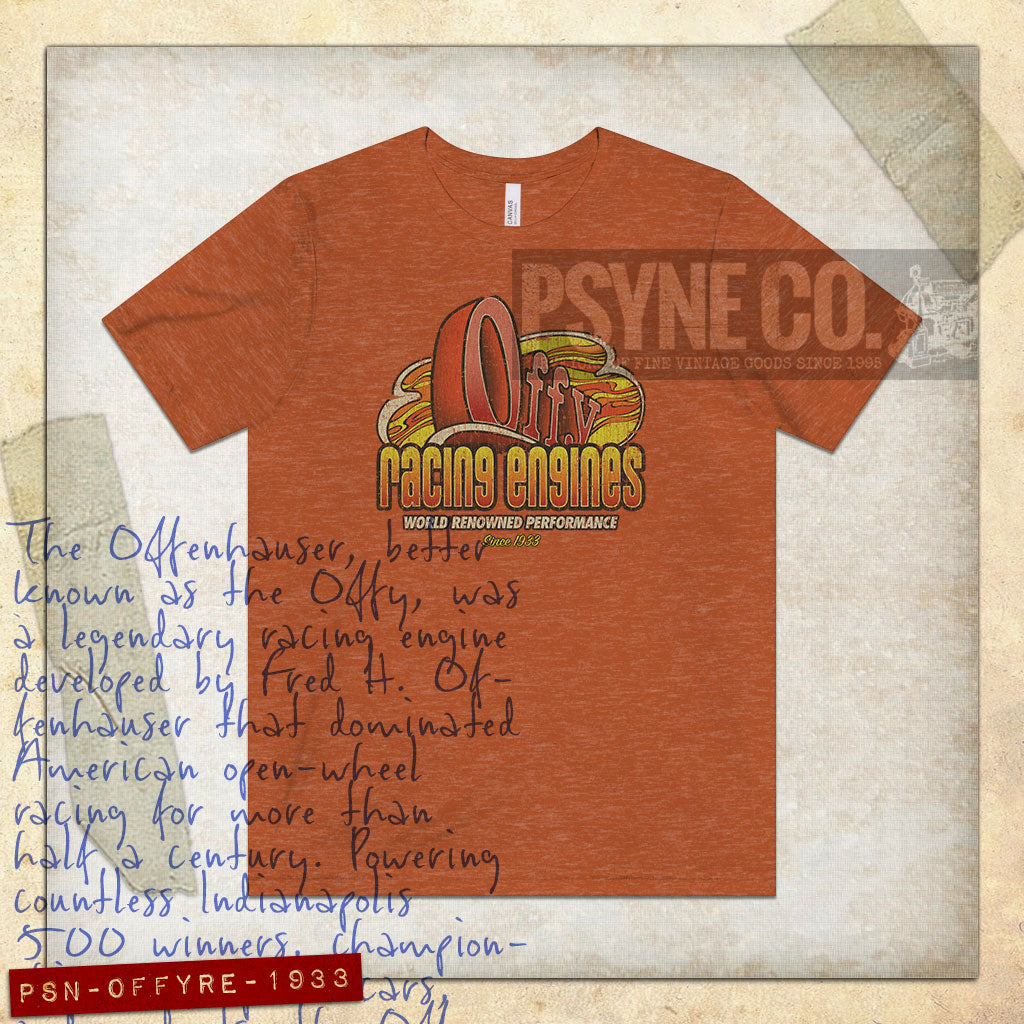 Offy Racing Engines 1933 Vintage Men’s T-Shirt