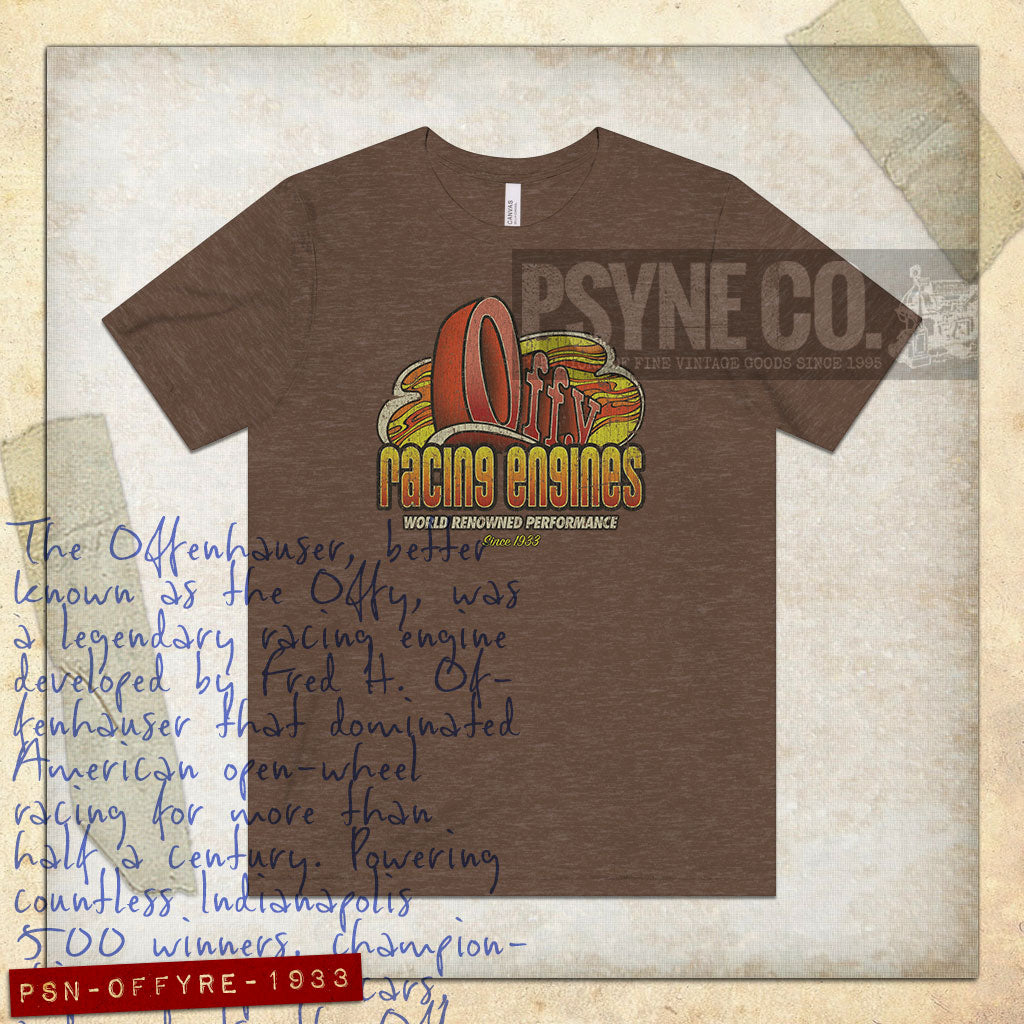Offy Racing Engines 1933 Vintage Men’s T-Shirt