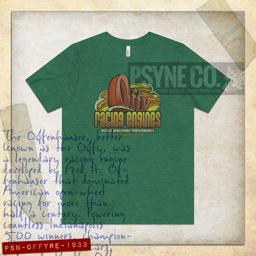 Offy Racing Engines 1933 Vintage Men’s T-Shirt