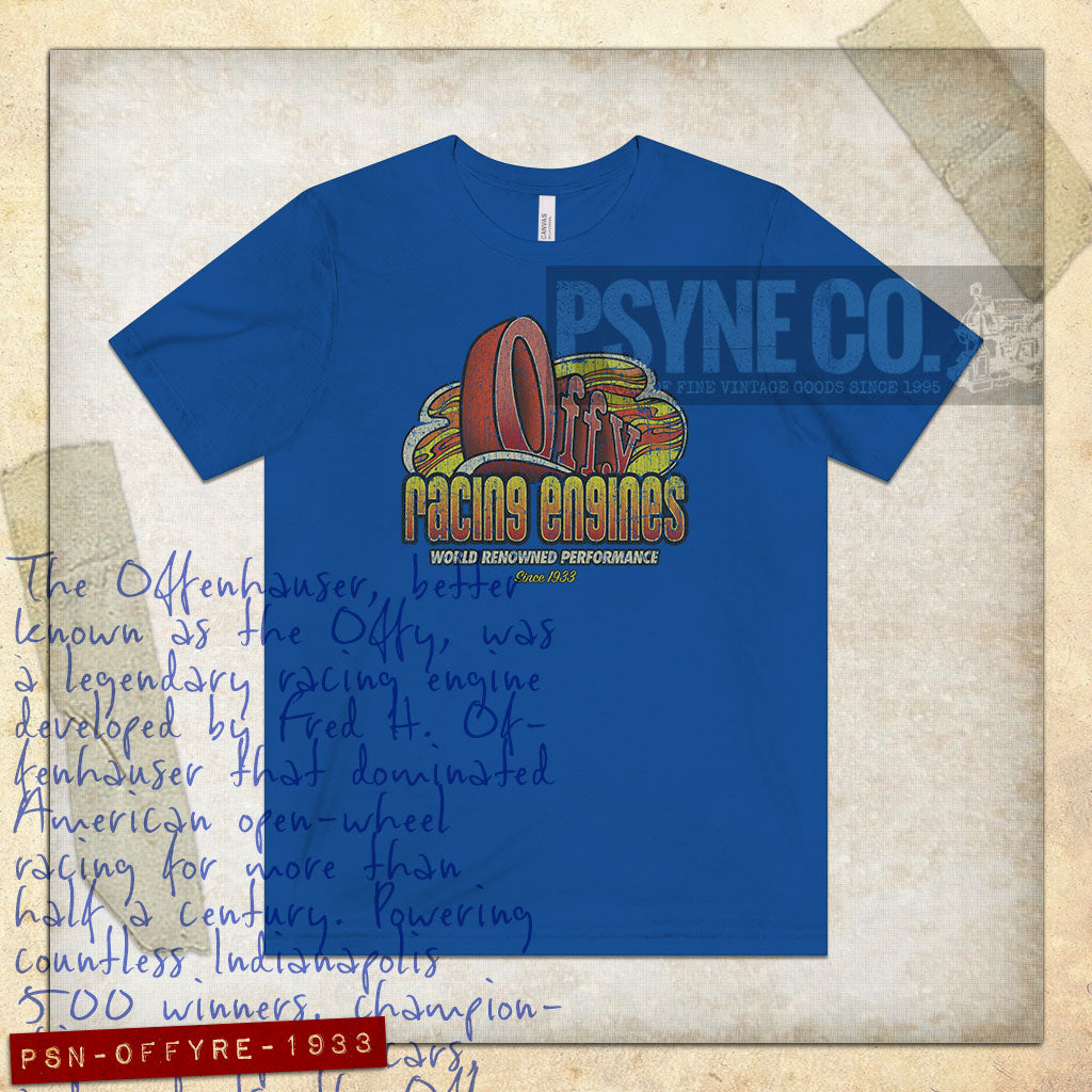Offy Racing Engines 1933 Vintage Men’s T-Shirt