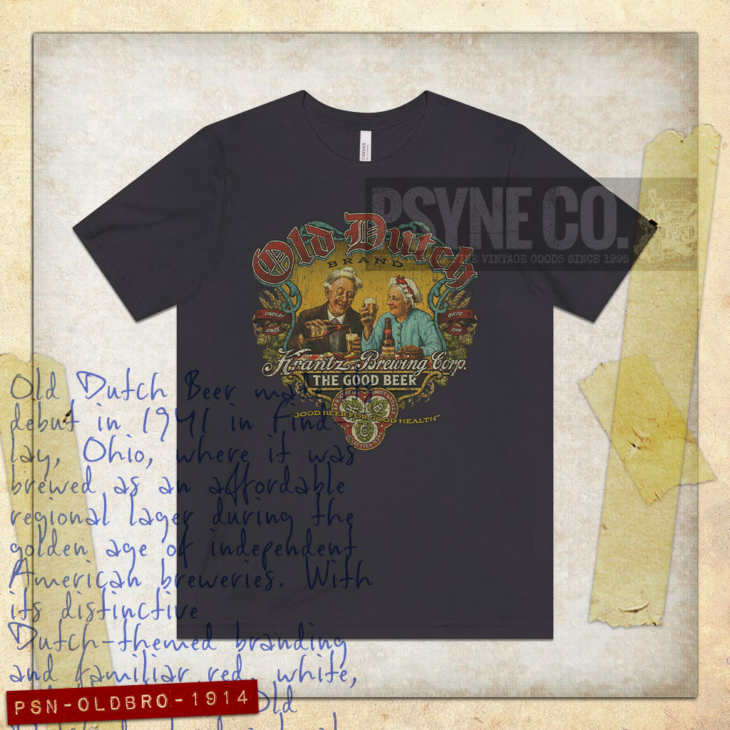 Old Dutch Beer Ohio 1914 Vintage Men's T-Shirt