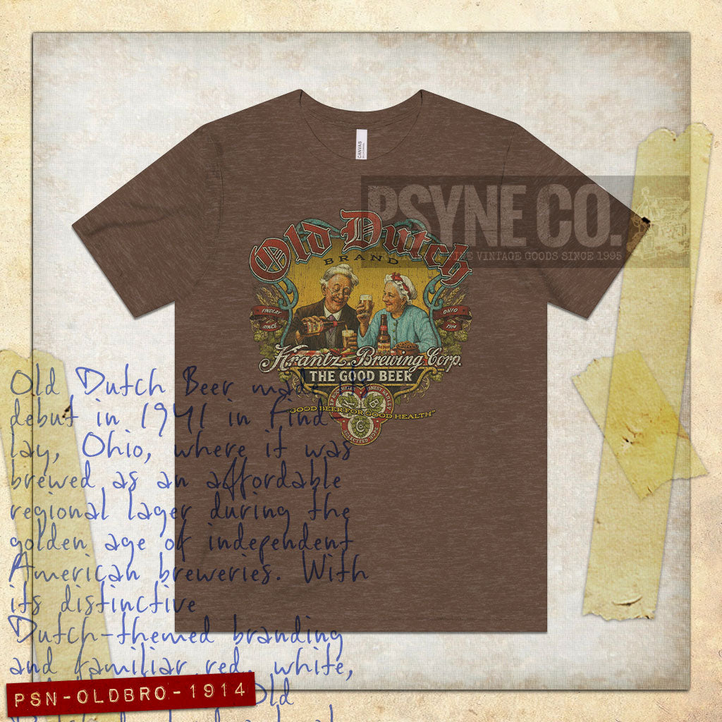 Old Dutch Beer Ohio 1914 Vintage Men's T-Shirt