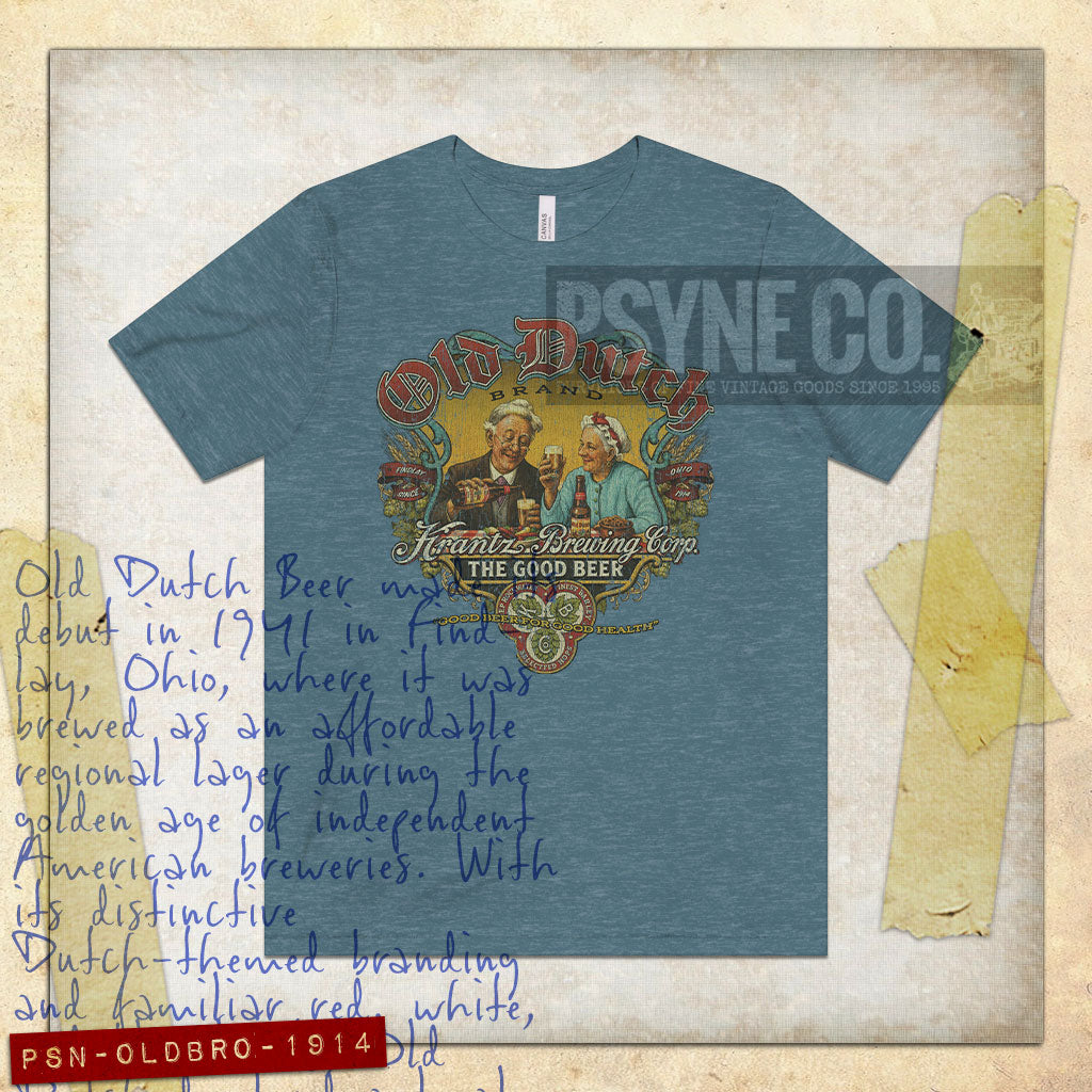 Old Dutch Beer Ohio 1914 Vintage Men's T-Shirt