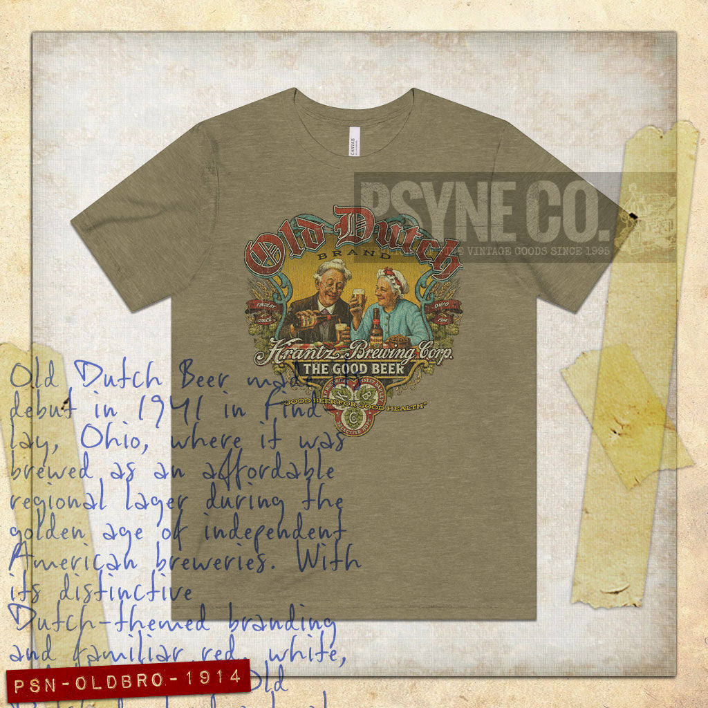 Old Dutch Beer Ohio 1914 Vintage Men's T-Shirt