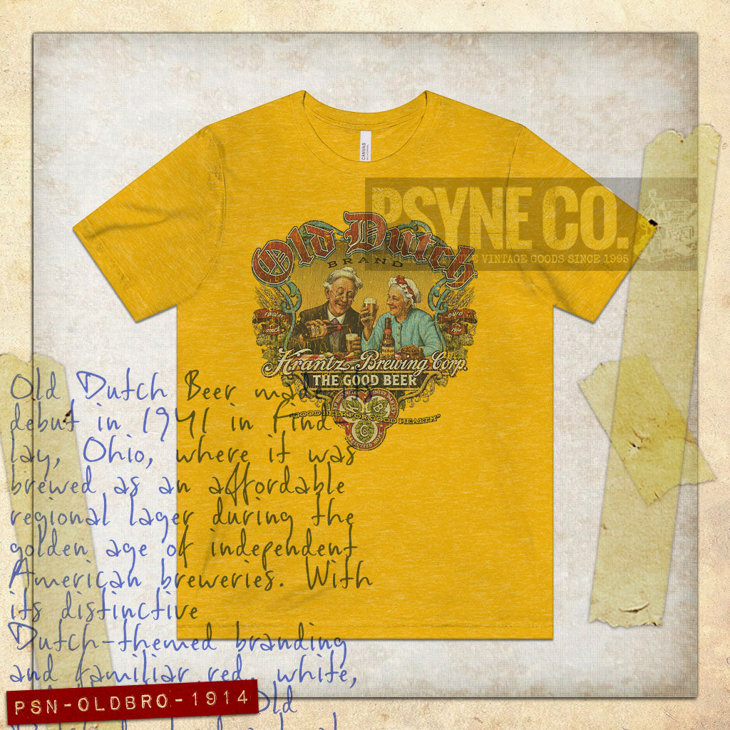 Old Dutch Beer Ohio 1914 Vintage Men's T-Shirt