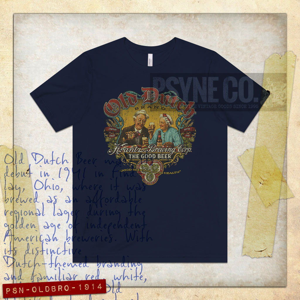 Old Dutch Beer Ohio 1914 Vintage Men's T-Shirt