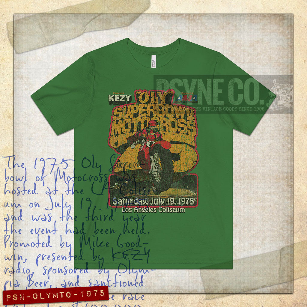 Oly SB Motocross Los Angeles 1975 Vintage Men's T-Shirt