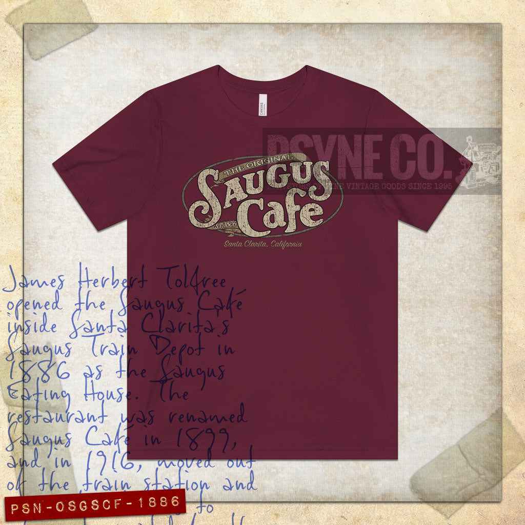 The Original Saugus Cafe 1886 Vintage Men's T-Shirt