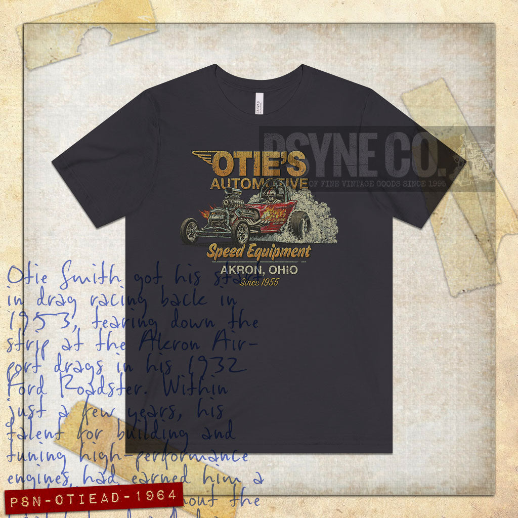 Otie's Automotive Dragmaster 1964 Vintage Men's T-Shirt