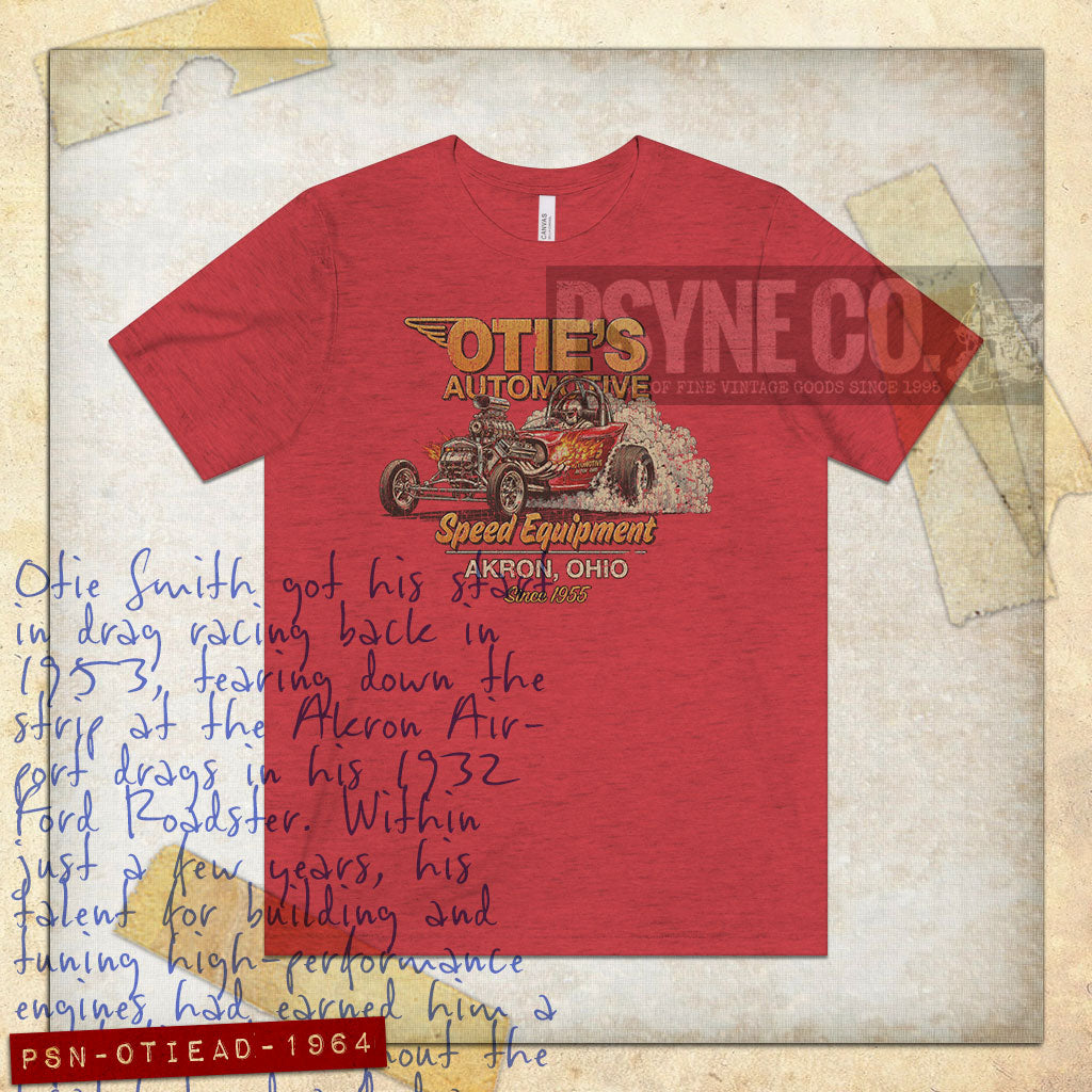 Otie's Automotive Dragmaster 1964 Vintage Men's T-Shirt