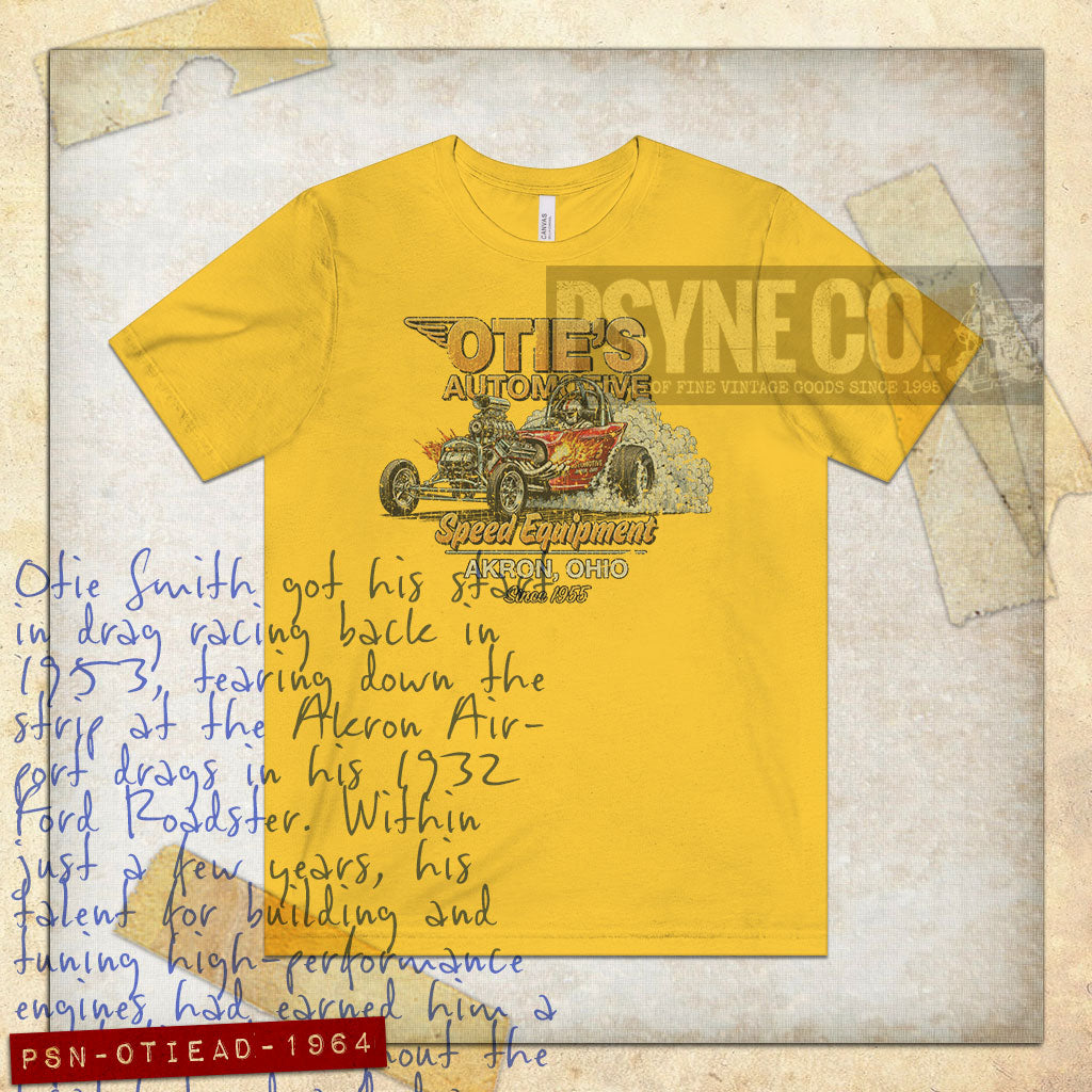 Otie's Automotive Dragmaster 1964 Vintage Men's T-Shirt