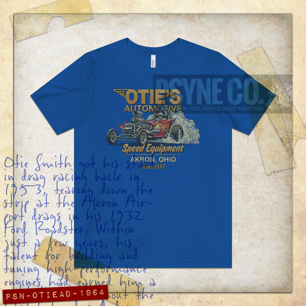 Otie's Automotive Dragmaster 1964 Vintage Men's T-Shirt