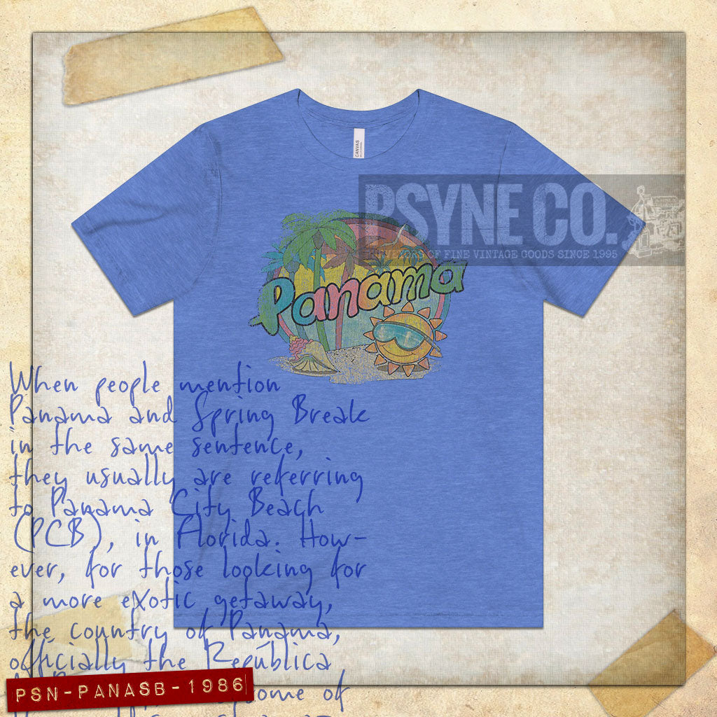 Panama Spring Break 1986 Vintage Men's T-Shirt