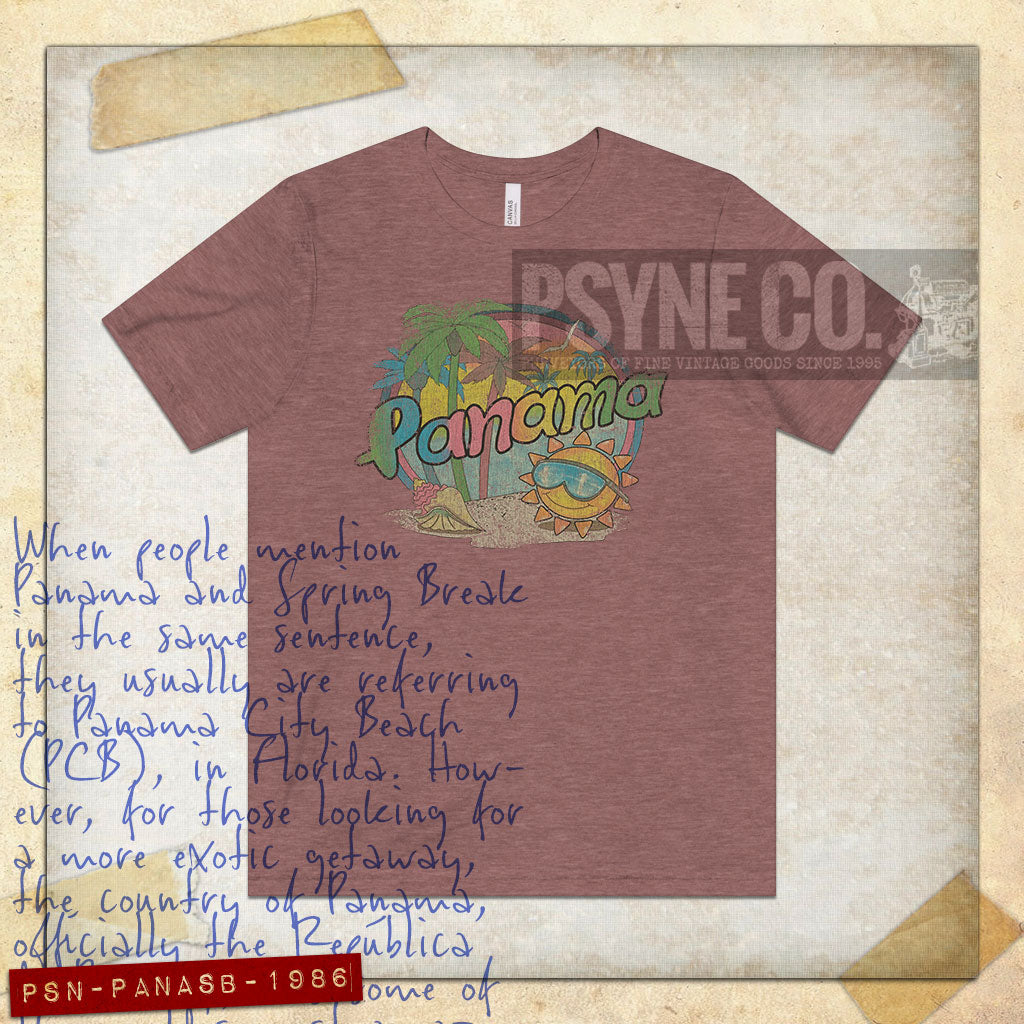 Panama Spring Break 1986 Vintage Men's T-Shirt