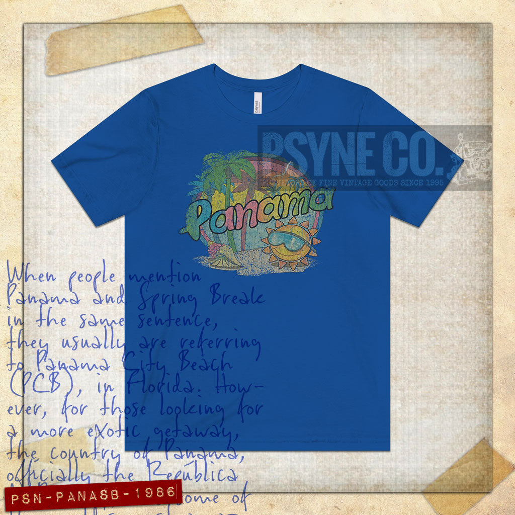 Panama Spring Break 1986 Vintage Men's T-Shirt