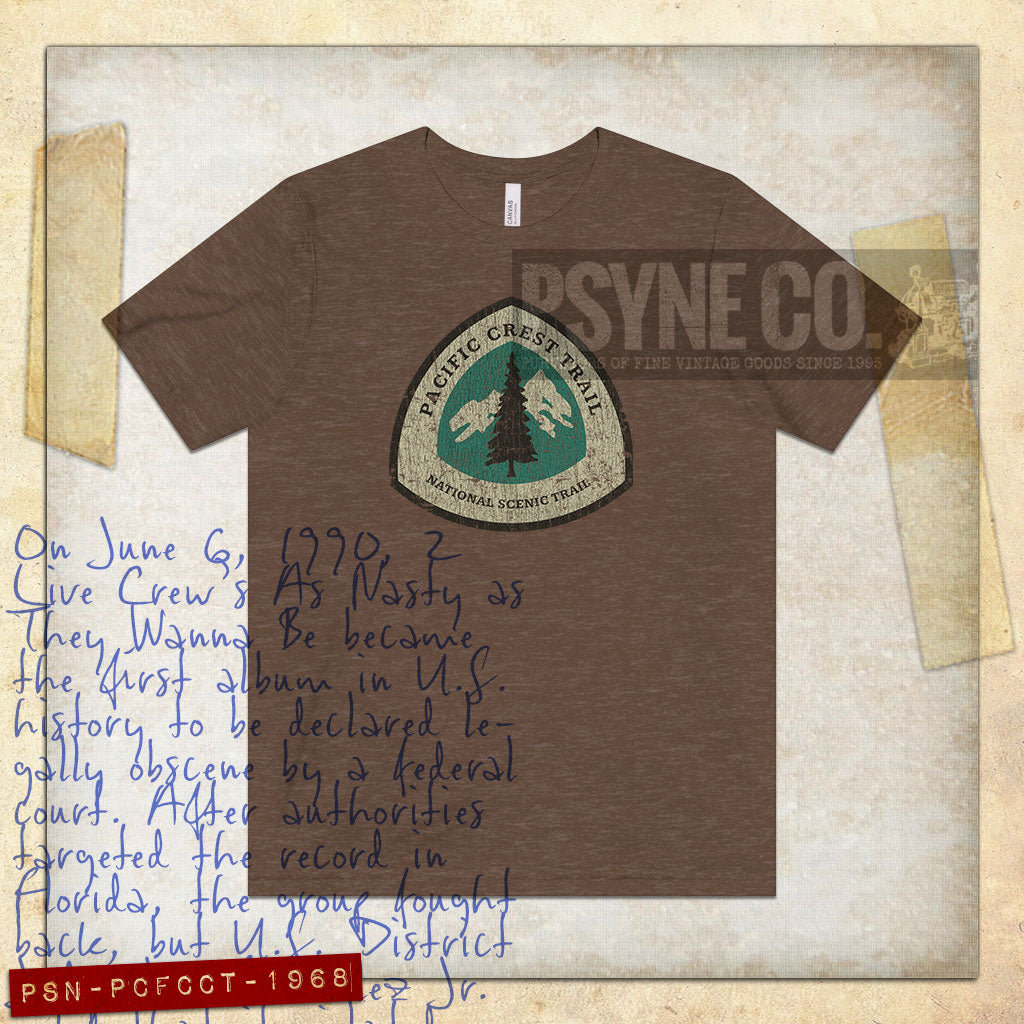 Pacific Crest Trail 1968 Vintage Men's T-Shirt