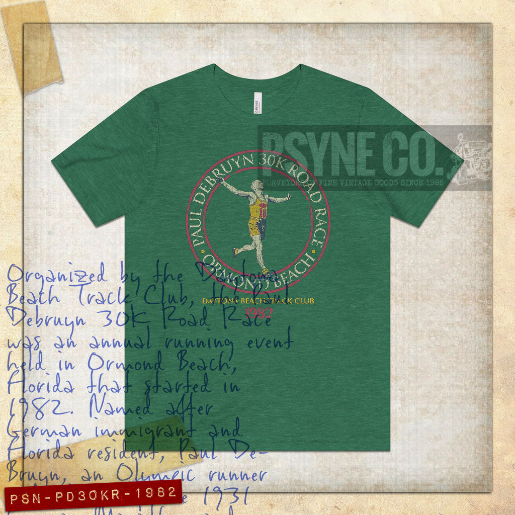 Paul Debruyn 30K Road Race Ormond Beach 1982 Vintage Men's T-Shirt